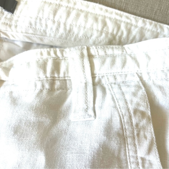 100% Linen Men's Pants 32x30 Apt. 9 Beach Summer Drawstring 4 pockets zip - Picture 5 of 8